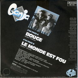 [Pochette de Bouge (GANJA) - verso]