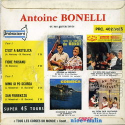[Pochette de C’est  Bastelica (Antoine BONELLI) - verso]