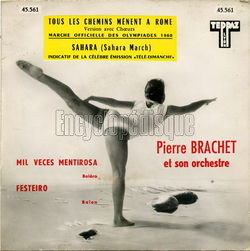 [Pochette de Tous les chemins mnent  Rome (Pierre BRACHET)]
