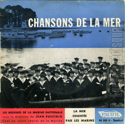 [Pochette de Chansons de la mer (Les MOUSSES DE LA MARINE NATIONALE)]