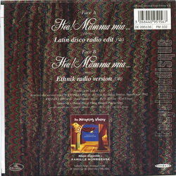 [Pochette de Hou ! Mamma mia (Les NGRESSES VERTES) - verso]