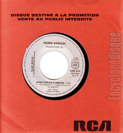 [Pochette de Pp (Pierre BAROUH) - verso]