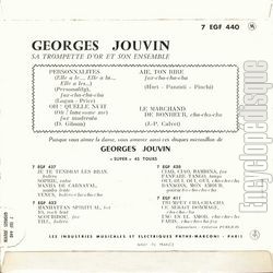 [Pochette de Ae ton rire (Georges JOUVIN) - verso]