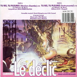 [Pochette de Le Dclic (B.O.F.  Films ) - verso]