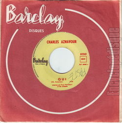 [Pochette de Qui (Charles AZNAVOUR)]