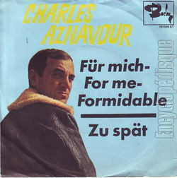 [Pochette de Fr Mich - For Me - Formidable (Charles AZNAVOUR)]