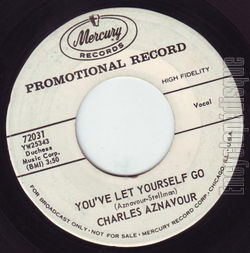 [Pochette de You’ve let yourself go (tats-Unis d’Amrique) (promo) (Charles AZNAVOUR)]