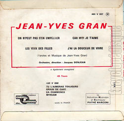 [Pochette de On n’peut pas s’en empcher (Jean-Yves GRAN) - verso]