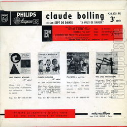 [Pochette de  vous de danser (Claude BOLLING) - verso]