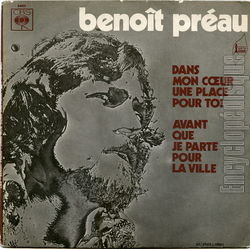 [Pochette de Dans mon cœur, une place pour toi (Benot PRAU)]
