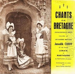 [Pochette de Kanaouennou Breiz (Chants de Bretagne) (Janedik, Lenak et Maryvonne CUEFF)]