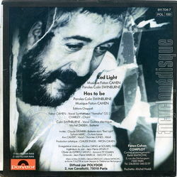 [Pochette de Complot (Faton CAHEN) - verso]