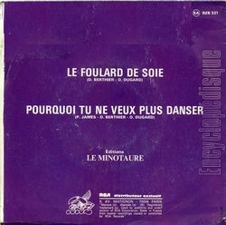 [Pochette de Le foulard de soie (Mario CASSAGNE) - verso]