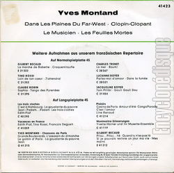 [Pochette de Dans les plaines du far-west (Yves MONTAND) - verso]