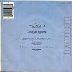 [Pochette de Parle-moi de toi (Andr PEYRON) - verso]
