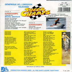[Pochette de Super champs (T.V. (Tlvision)) - verso]