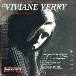 [Pochette de Barcarolle pour Jean (Viviane VERRY) - verso]
