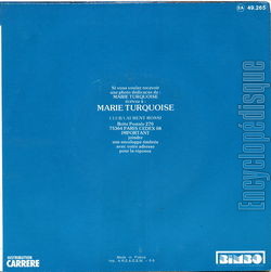 [Pochette de Le rpondeur tlphonique (Marie TURQUOISE) - verso]