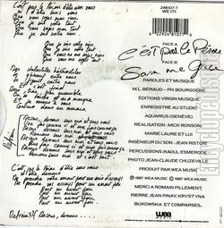 [Pochette de C’est pas le Prou (MARIE-LAURE ET LUI) - verso]