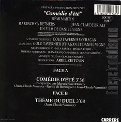 [Pochette de Comdie d’t (B.O.F.  Films ) - verso]