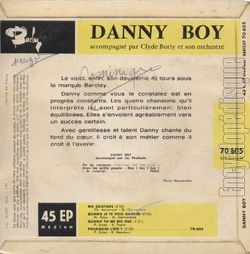 [Pochette de Ma solitude (DANNY BOY) - verso]