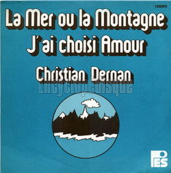 [Pochette de La mer ou la montagne (Christian DERNAN)]
