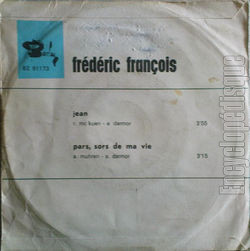 [Pochette de Jean (Frdric FRANOIS) - verso]