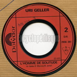 [Pochette de Come on and love (Uri GELLER) - verso]