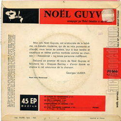 [Pochette de Le tango du professeur (Nol GUYVES (Auteur-Compositeur)) - verso]