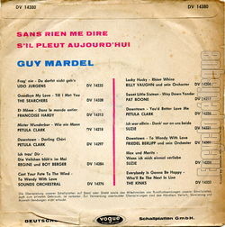 [Pochette de Sans rien me dire (Guy MARDEL) - verso]