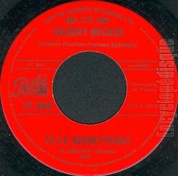 [Pochette de Tu le regretteras (Gilbert BCAUD)]