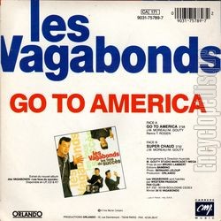[Pochette de Go to America (Les VAGABONDS) - verso]