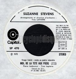 [Pochette de Moi, de la tte aux pieds (Suzanne STEVENS)]
