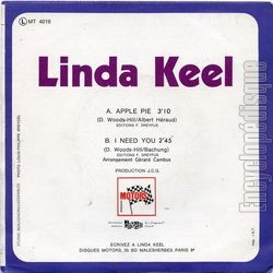 [Pochette de Apple Pie (Linda KEEL) - verso]
