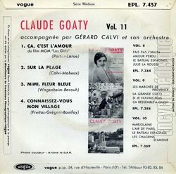 [Pochette de Mimi, fleur bleue (Claude GOATY) - verso]