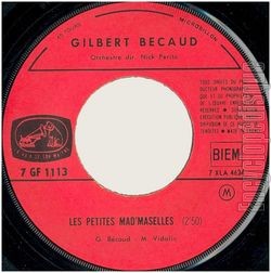 [Pochette de Les petites mad’maselles (Gilbert BCAUD)]
