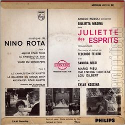 [Pochette de Juliette des esprits (B.O.F.  Films ) - verso]