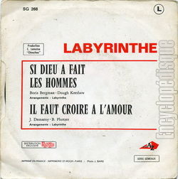 [Pochette de Si Dieu a fait les hommes (LABYRINTHE) - verso]