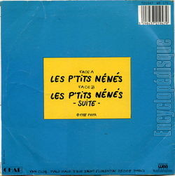 [Pochette de Les P’tits nns (MALO MALO) - verso]