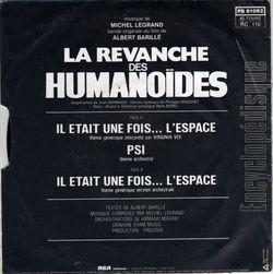 [Pochette de La Revanche des Humanodes (B.O.F.  Films ) - verso]