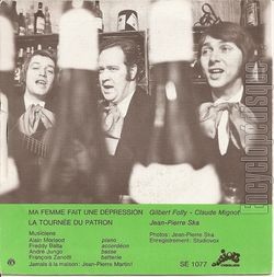 [Pochette de Ma femme fait une dpression (LE COUP D’MORGET) - verso]