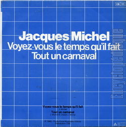 [Pochette de Voyez-vous le temps qu’il fait ? (Jacques MICHEL) - verso]