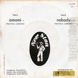 [Pochette de Amami (ALICIA (2)) - verso]