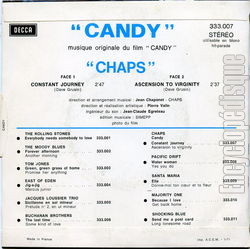 [Pochette de Candy (B.O.F.  Films ) - verso]