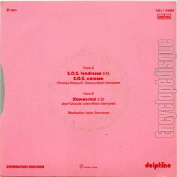 [Pochette de S.O.S. tendresse, S.O.S. caresse (CHALEUR EXQUISE) - verso]