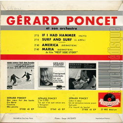 [Pochette de Surf and surf (Grard PONCET (Auteur-Compositeur)) - verso]