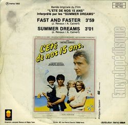 [Pochette de L’t de nos 15 ans (B.O.F.  Films ) - verso]