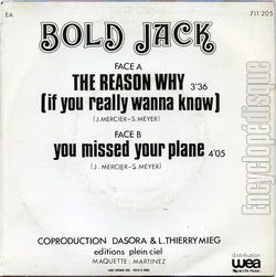 [Pochette de The reason why (BOLD JACK) - verso]