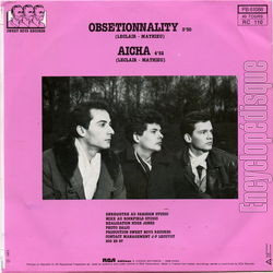 [Pochette de Obsesionnality (SWEET BOYS) - verso]
