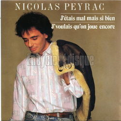 [Pochette de J’tais mal mais si bien (Nicolas PEYRAC)]